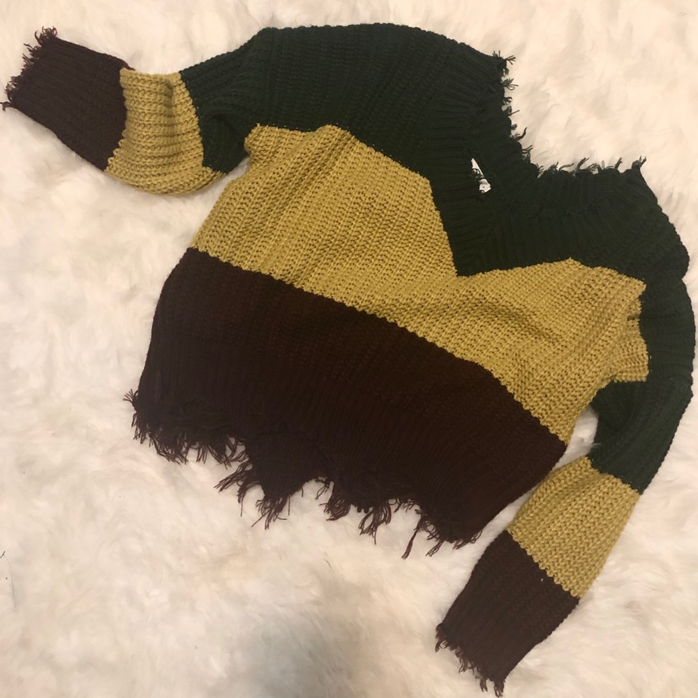 Dark green, mustard yellow, and burgundy,